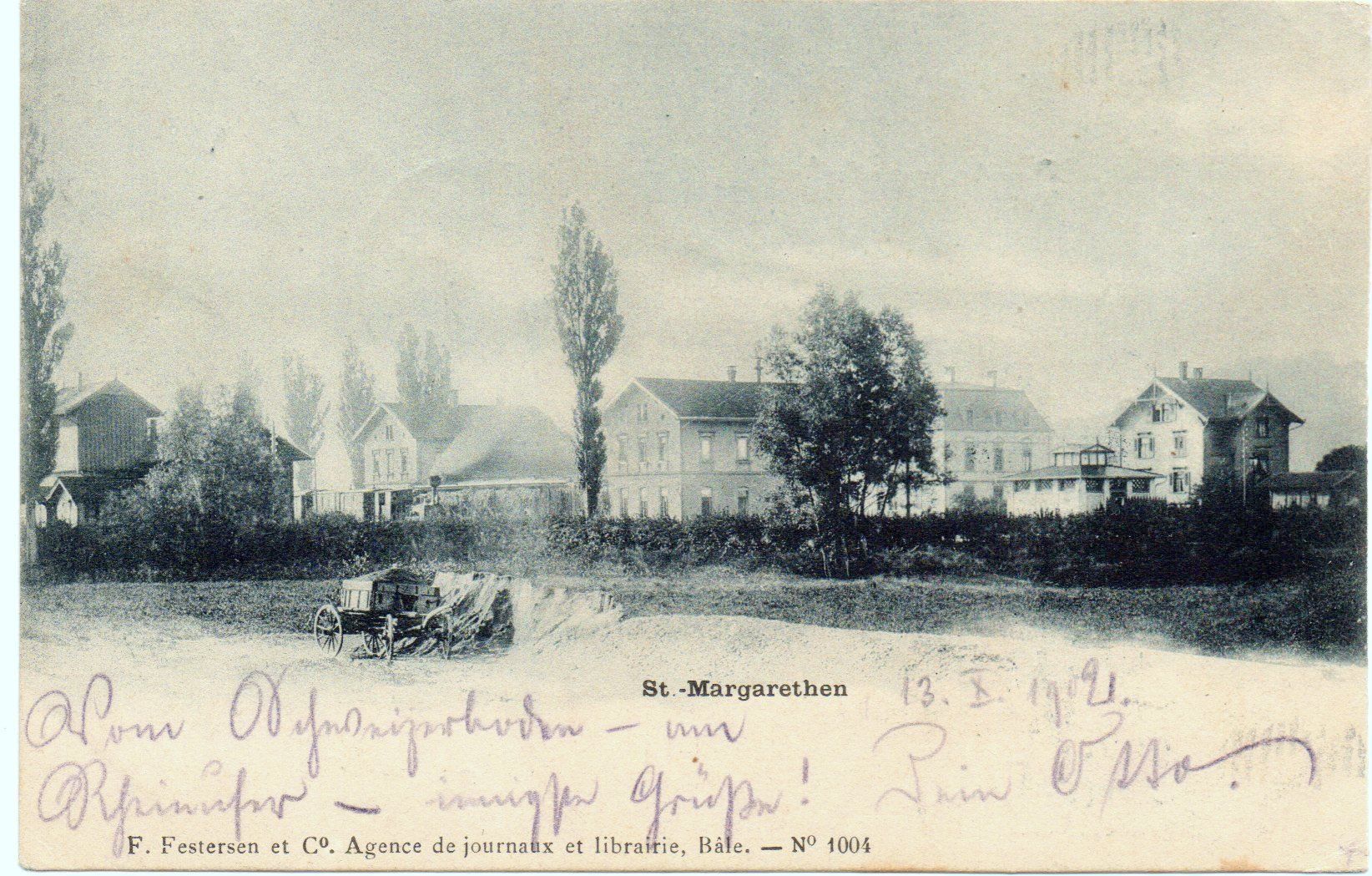 Cartoline postali: ST. MARGRETHEN Bahn - Dampfzug – Nuovo (secondo la descrizione) da Jona venduto da philajona