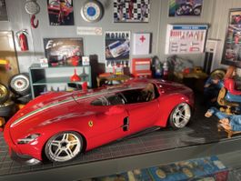 Ferrari Monza SP1 rot, Sammlermodell 1:18. Einzelstück!