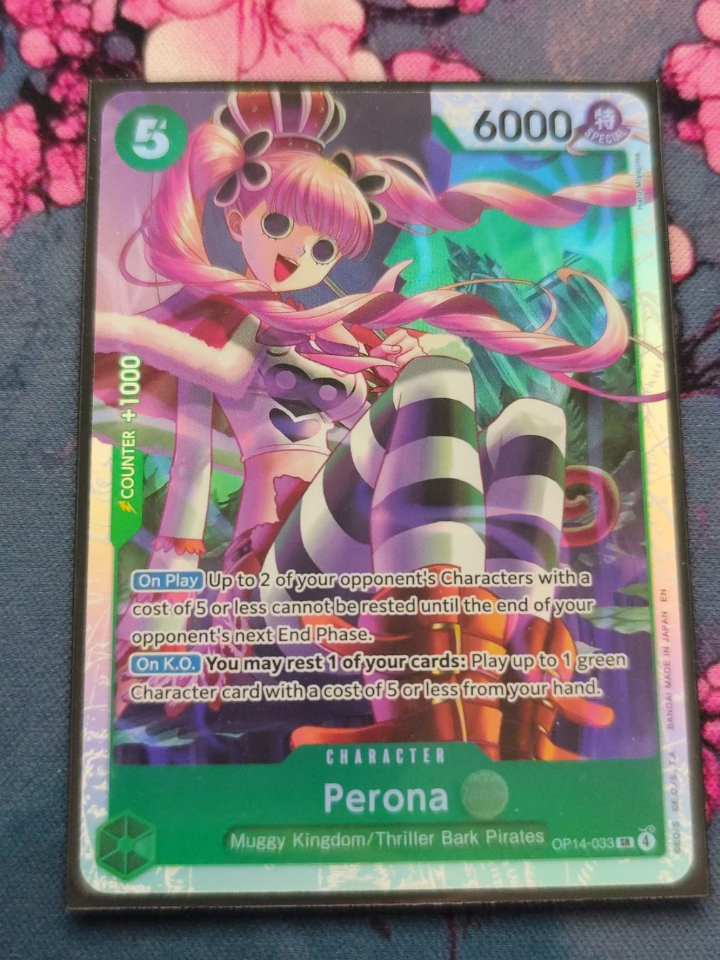 Bandai Carte collezionabili: One Piece Perona OP14-033 – Nuovo (secondo la descrizione) da Schlossrued venduto da LAP2012