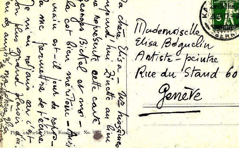 Ansichtskarten: Hohtürli - und Thunersee + 1917 – Gebraucht aus Emmenbrücke von teestube 1