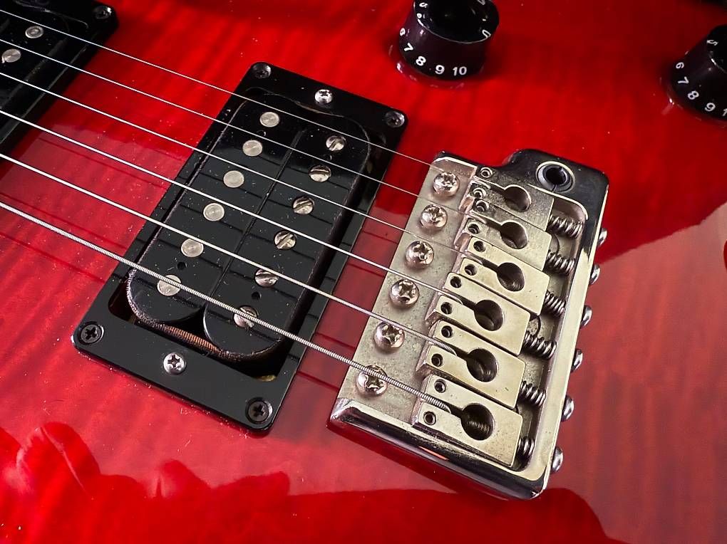 PRS Strumenti musicali: PRS Custom 24 10-top 1997 Scarlet Red (3.6kg) – Usato da Düdingen venduto da ChrisSpareShelf 3