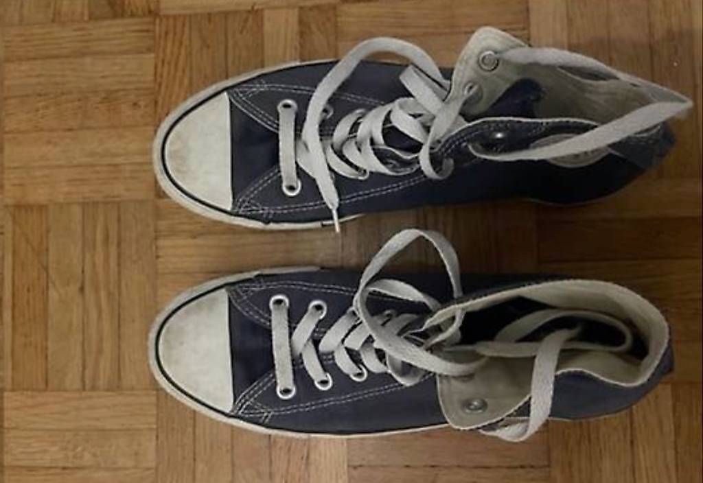 Converse Scarpe da uomo: Converse All Star High - Grau Blau 41.5 – Usato da Basel venduto da La_Serenade 1