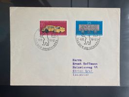DDR 1960 Ersttagsbrief Satz Tag der Briefmarke gelaufen