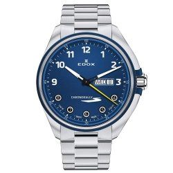 Edox Orologi: Edox Chronorally Day7Date  84301 3 BUM BUBG – Nuovo e nell'imballaggio originale da Frick venduto da conny.g64