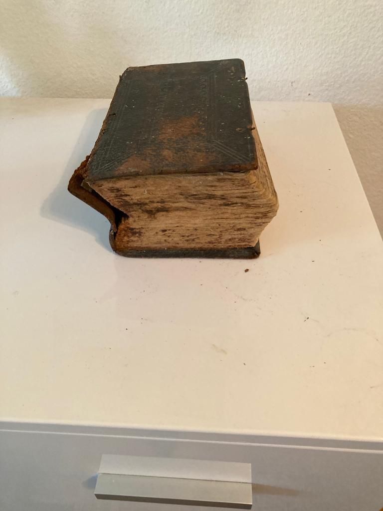 Libri: Altes Buch mit biblischen Texten – Usato da Buttikon SZ venduto da FlohmarktParadies 3