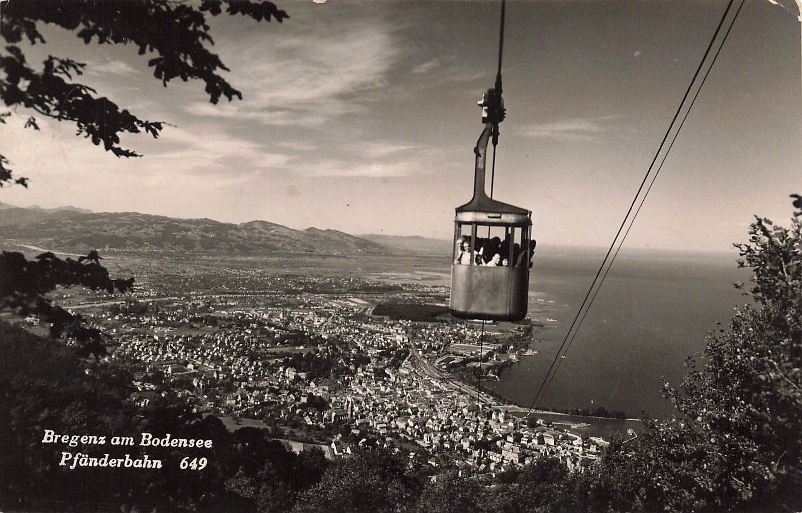 Cartoline postali: Bregenz am Bodensee pfänderbahn Gondelbahn – Usato da Biasca venduto da Blenio71