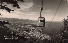 Bregenz am Bodensee pfänderbahn Gondelbahn