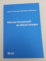 Fälle zum Personenrecht des ZGB mit Lösungen