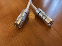 XLR-Kabel, HiFi, 1 Paar, 4N reines Sterlingsilber