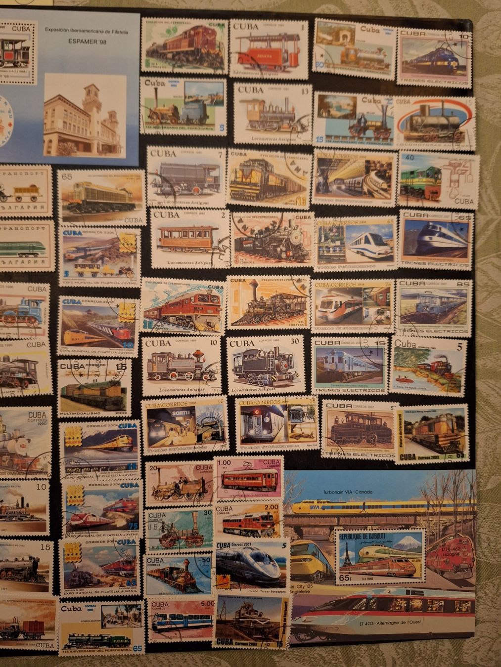 Alle Briefmarken: Grosse Eisenbahn-Sammlung (3) – Gebraucht aus Genolier von Antoine30 6