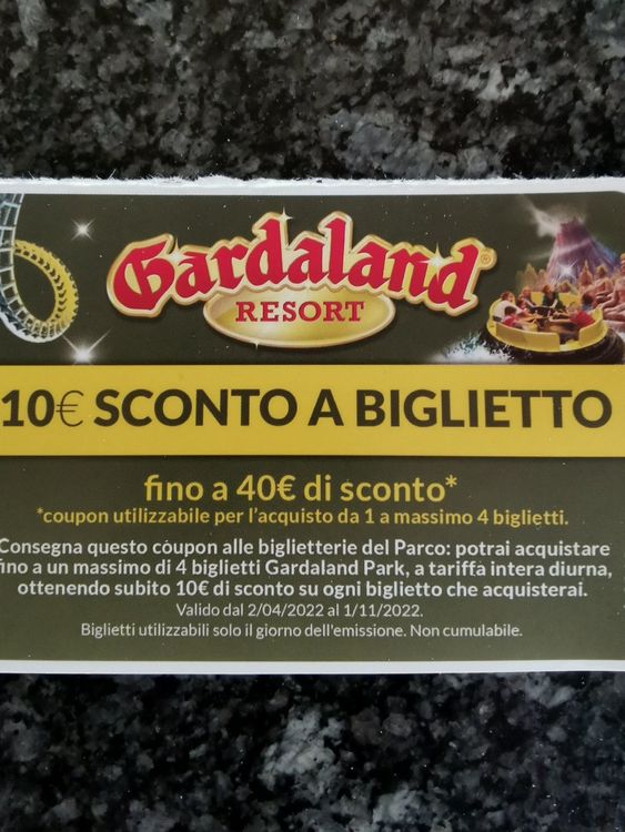 Gutschein Gardaland | Kaufen auf Ricardo