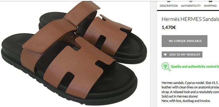 Hermès Scarpe da donna: Hermès Chypre Sandalen / Sandales .39 – Usato da Collonges venduto da Auganien 6
