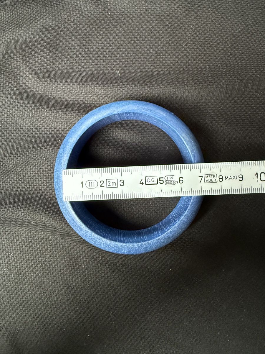 Bracciali & Braccialetti: Hellblaue Holzarmreifen (2x) – Usato da Glarus venduto da big.bear 2
