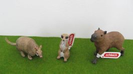 Schleich Tierfiguren Set, 3 Stück, neuwertig