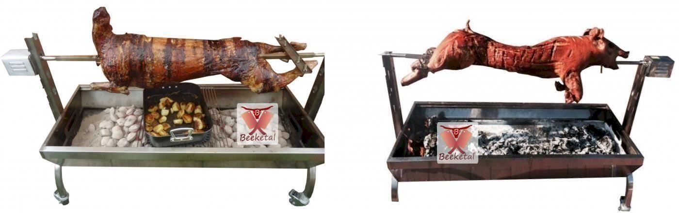 Attrezzatura professionale & Gastronomia: Beeketal Edelstahl Spanferkelgrill BBQ – Nuovo e nell'imballaggio originale da Bottighofen venduto da zaap 4