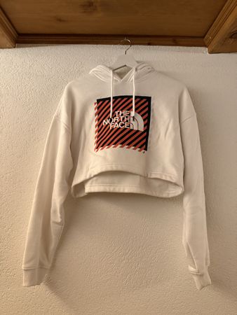The North Face Damen Hoodie Crop weiss 