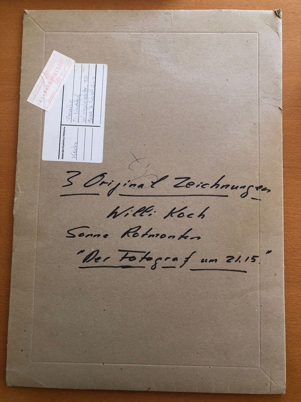 Gemälde: Willi Koch - drei Original Bleistift Studien 1982 - 1984 – Gebraucht aus Wolfertswil von Schorsch3 9