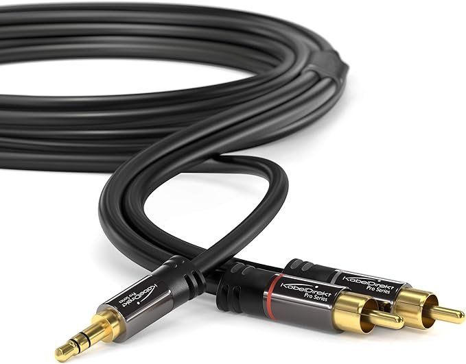Blendend Cinch-Audiokabel | 5,0 M Länge, Für Verstärker, TV, CD-Player & Soundsysteme