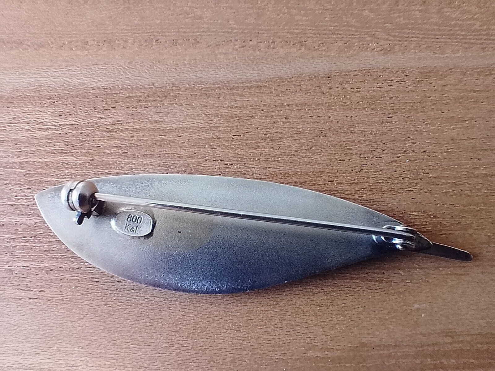 Broschen & Nadeln: Brosche Silber 800 schlichtes präzises Design Kordes & L – Gebraucht aus Luzern von _gluecksfund_ 4