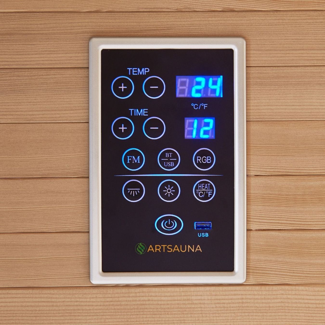 Sauna & Zubehör: Infrarotsauna ANCONA2 mit Triplex-Heizsystem - 150x150x190cm – Neu und originalverpackt aus Wallenwil von toesstal-vertrieb 7
