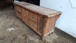Sideboard Teakholz Kommode Anrichte Küchenschrank Esszimmer