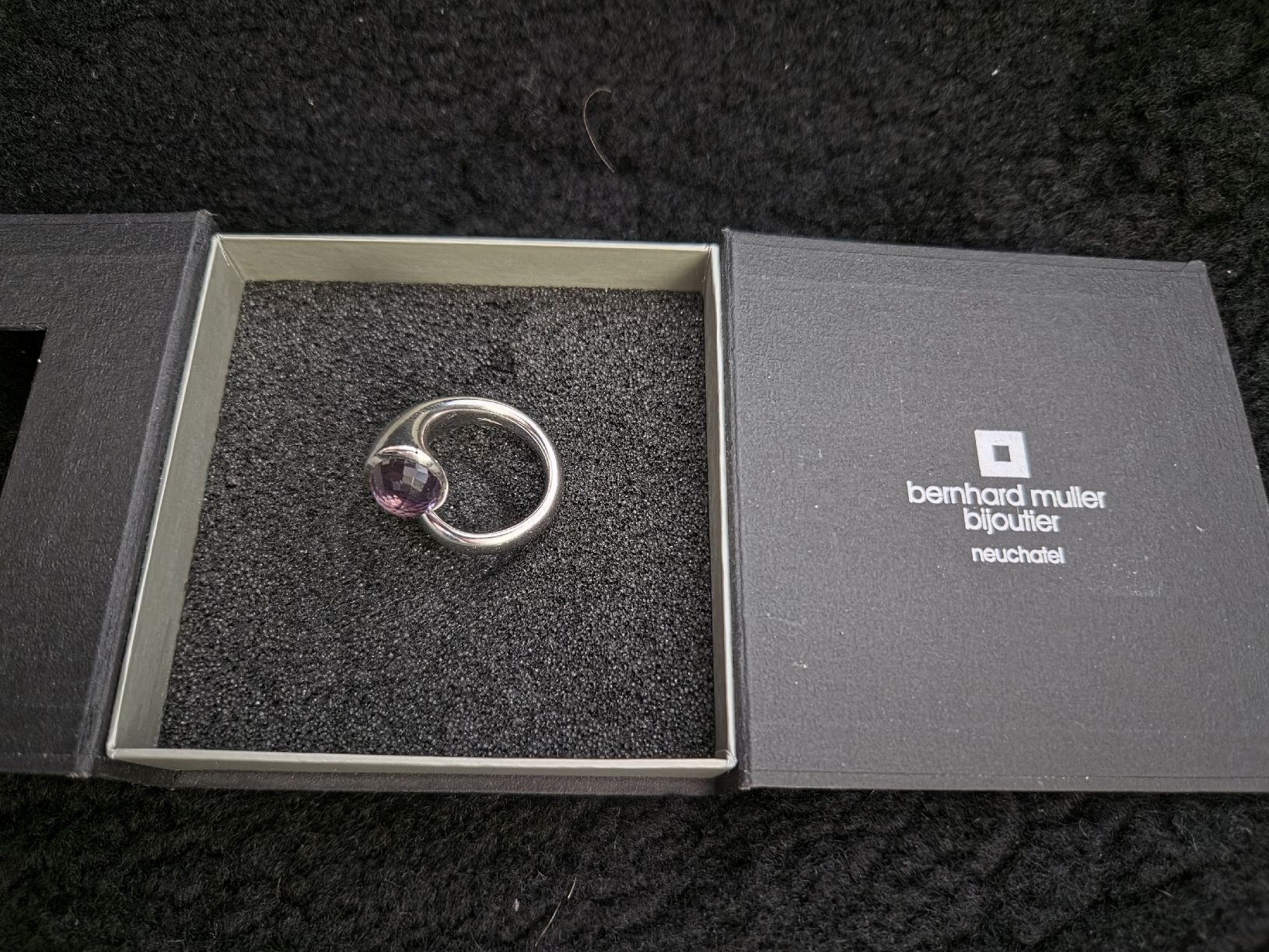 Bagues: Handgefertigter Bernhard-Müller-Ring - 925 Silber, Amethyst – D'occasion à Zürich par Phippu100 5