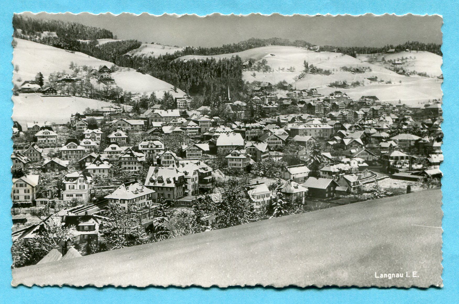 Cartoline postali: Langnau i. E. 1941 – Usato da Opfikon venduto da Prophila