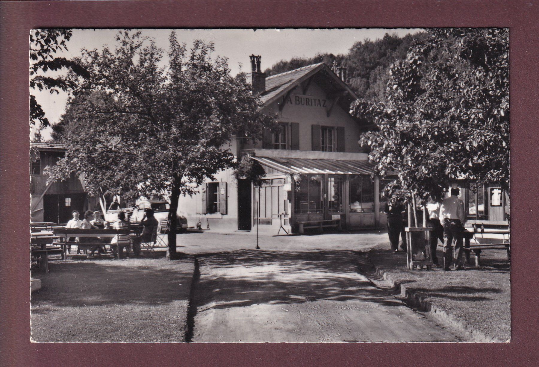 Cartoline postali: Chexbres - LA BURITAZ - B. Blumenthal - 1963 – Usato da Pully venduto da nicecards