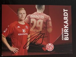 Jonathan Burkardt Autogrammkarte - Top Zustand!
