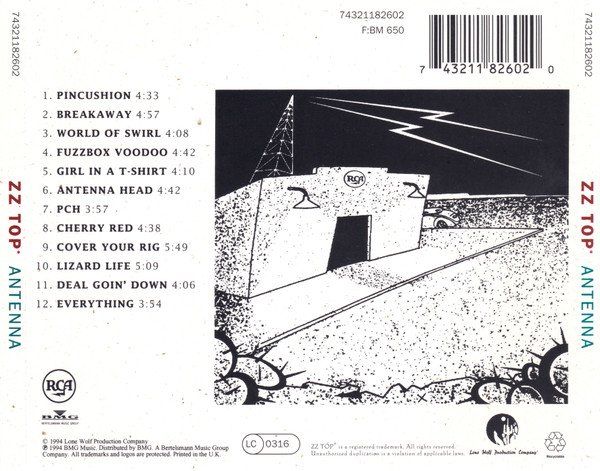 CD: CD ZZ Top - Antenna (1994) – Usato da Möriken AG venduto da mineralia 1