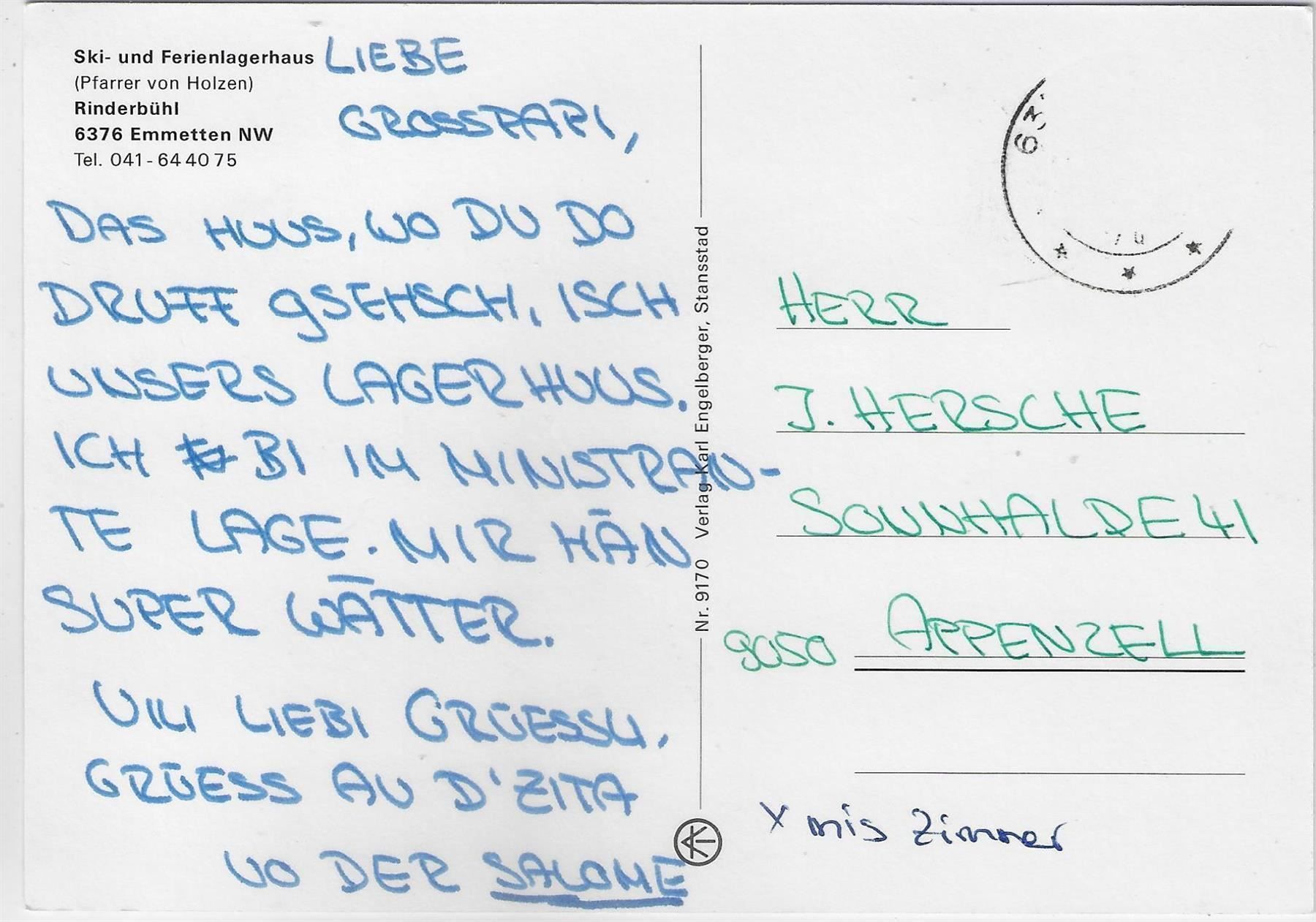 Libri: Ski- und Ferienlagerhaus Rinderbühl – Antico da Ettingen venduto da Kartenplanet 1