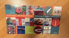 2 Kinderbücher: Textil- und Werkbuch - Bastelspass pur!
