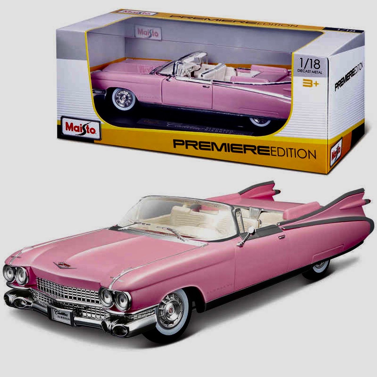 Cadillac Modellautos: CADILLAC ELDORADO BIARRITZ 1959, Massstab 1:18 – Neu und originalverpackt aus Erlenbach im Simmental von Model_box 4