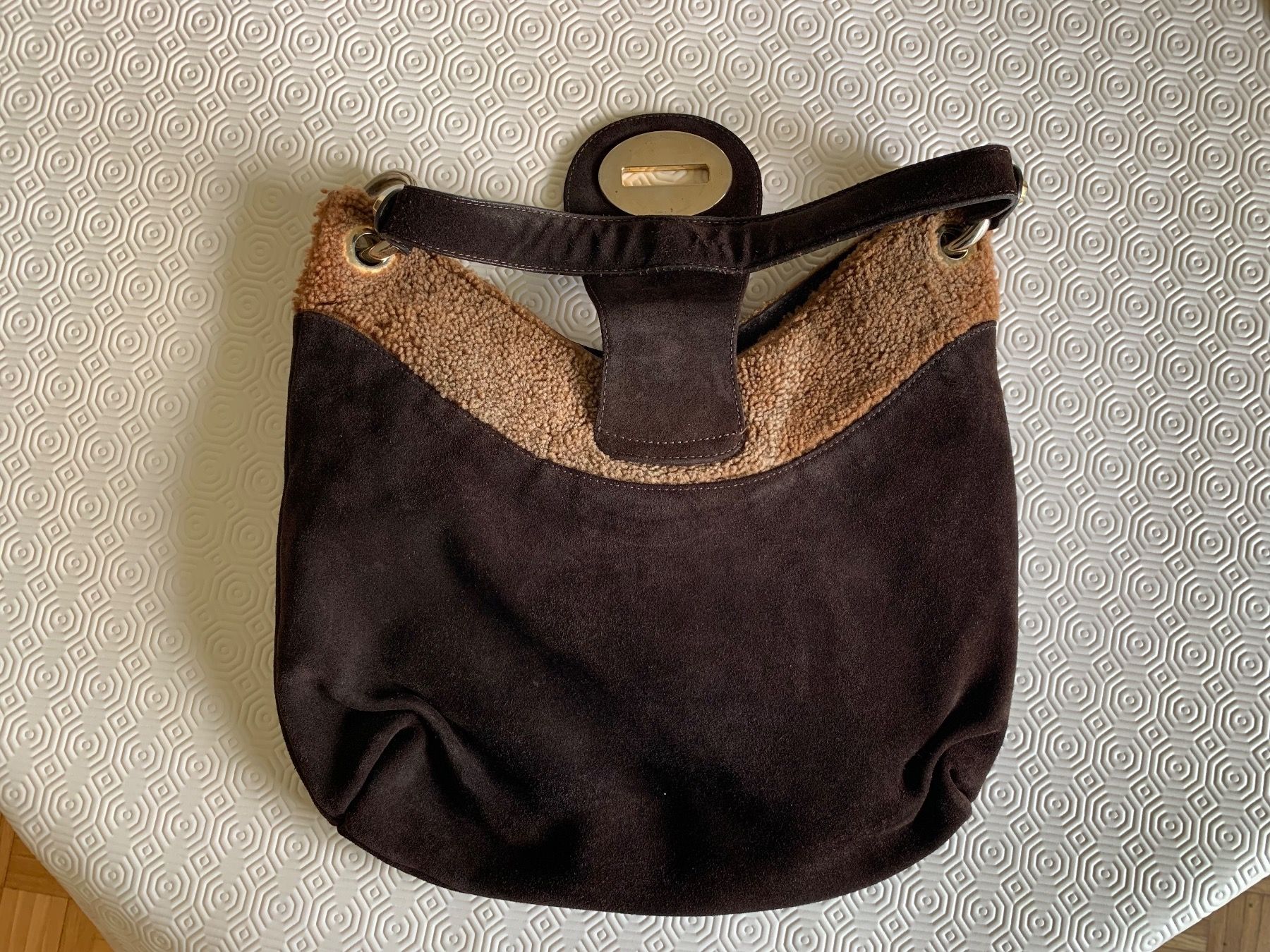 Taschen für Damen: Sac a main/ Handtasche avec/mit Dustbag STUART WEITZMAN – Gebraucht aus Corsier GE von Helene2365 4