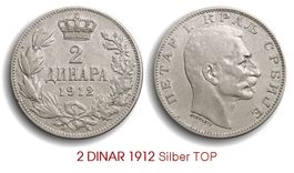 2 Dinar 1912 Silber Lot  7