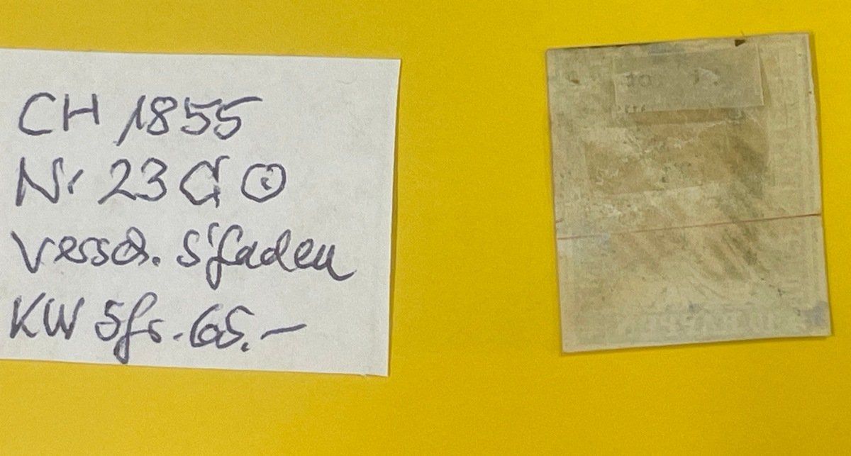 Alle Briefmarken: Kleinlot mit 4 Strubeli und eine Rayon – Gebraucht aus Sirnach von Melisangi 4