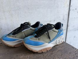 Jimmy Choo Sneaker mehrfarbig in gebrauchtem Zustand