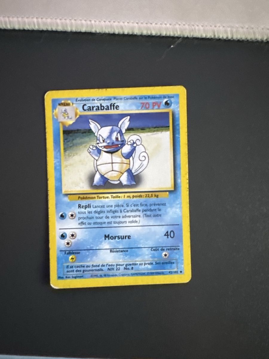 Pokémon Sammelbilder & Trading cards: Carabaffe, set de base, fr, good – Neu (gemäss Beschreibung) aus Ecublens  VD von Goopecev