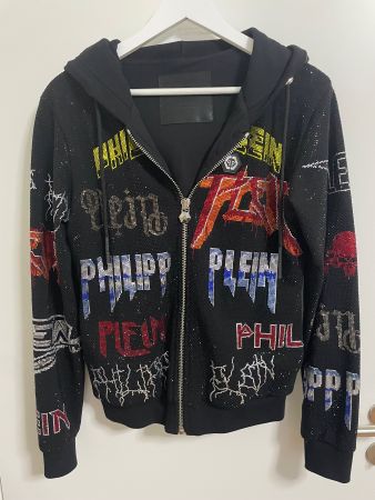 Philipp Plein Damen Jacke mit Kapuze Gr. M / Neu