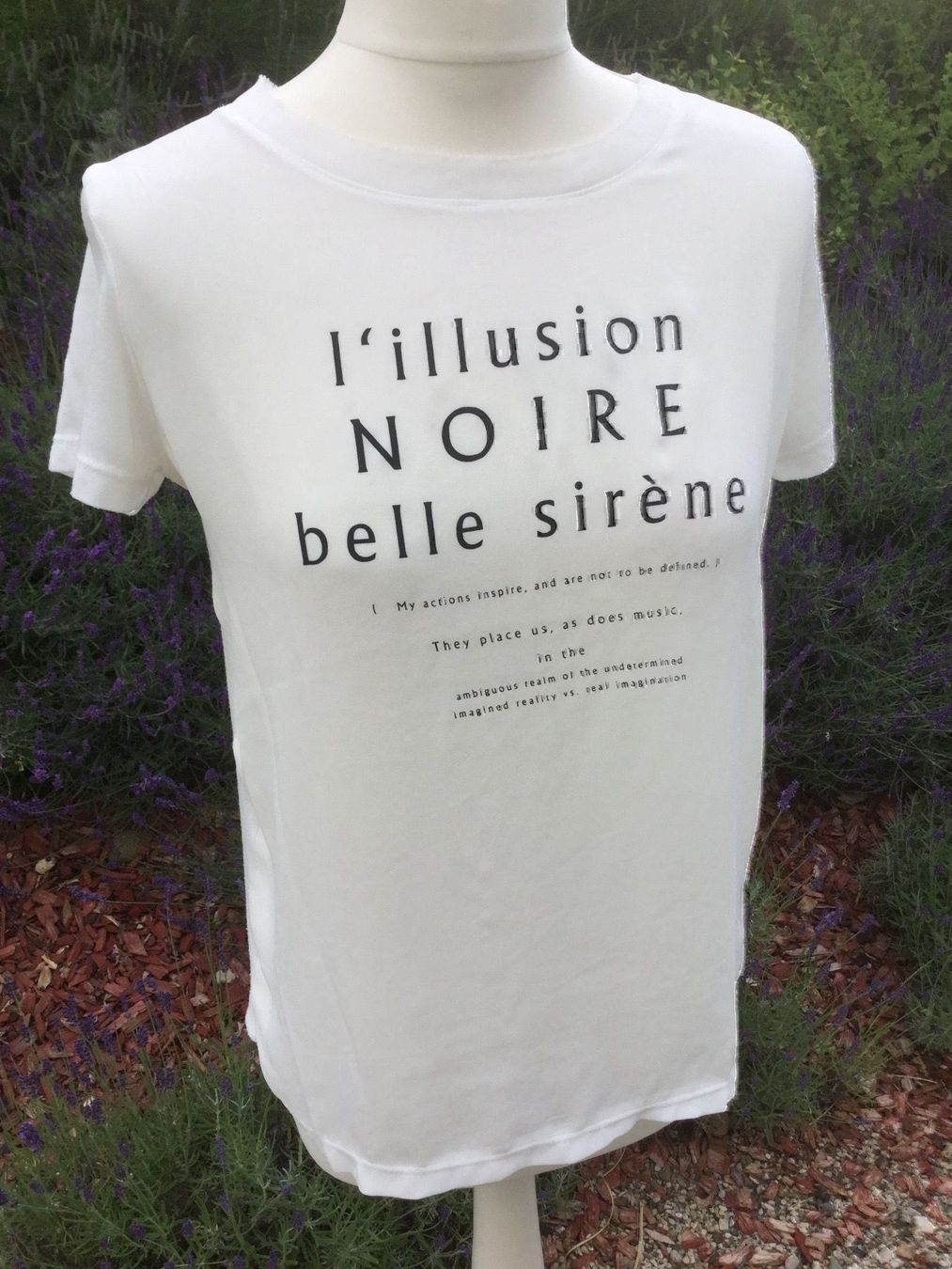 T-Shirts: T-shirt blanc Inscriptions BROADWAY – Gebraucht aus Agiez von chouchanelle 4