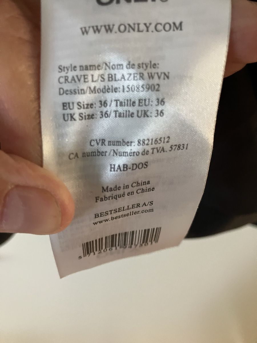 Only Jacken: ONLY Damen Blazer grau Grösse 36 – Neu (gemäss Beschreibung) aus Stäfa von ummroxana 3