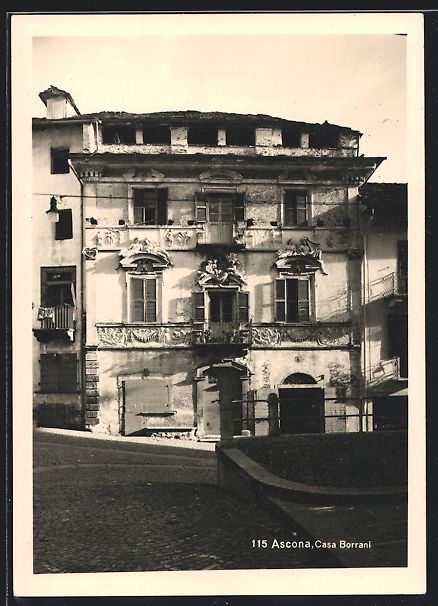 Cartoline postali: AK Ascona, Casa Borrani – Usato da Berlin venduto da bartko-reher
