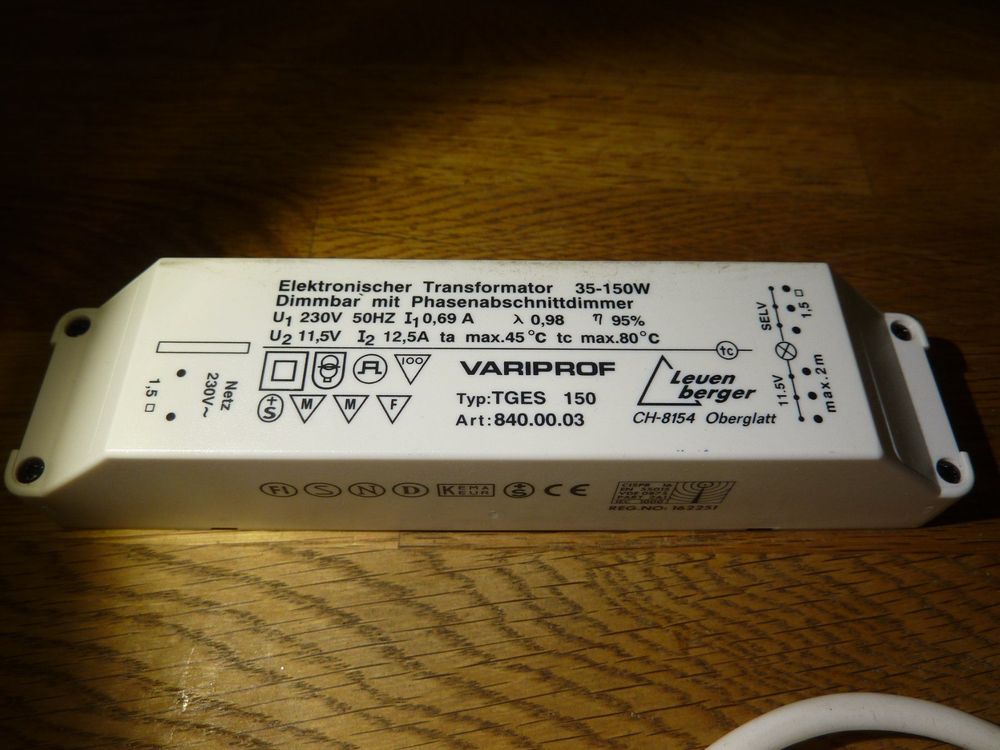 Feller Dimmer E Transformator Phasenschrittdimmer Kaufen auf Ricardo