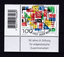 2017, 50 JAHRE CH STIFTUNG, ET - VOLLSTEMPEL, 11.5.2017