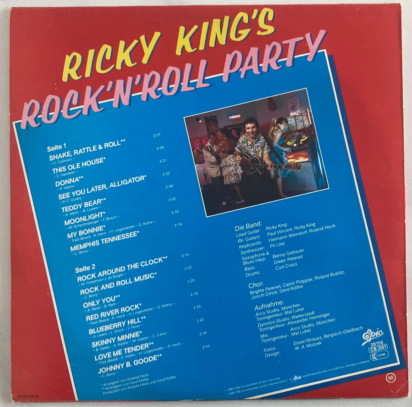 Dischi in vinile: RICKY KING'S - ROCK 'N' ROLL PARTY – Usato da Poliez-Pittet venduto da Newtown-Records 1