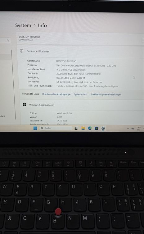 Lenovo Thinkpad T14s Gen2, i7-11Gen, mit Garantie 2