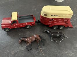 SIKU 1:50 LandRover mit Anhänger „Pferde“ ab 19.-