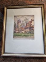 Wunderschöne,  Radierung "Altes Bregenz, L. Brügel,...
