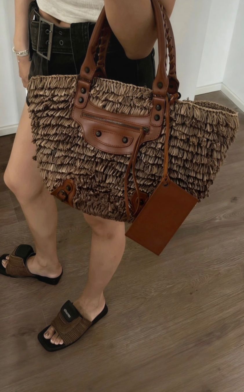 Balenciaga Borse da donna: Balenciaga raffia bag – Usato da Villigen venduto da WY26 2