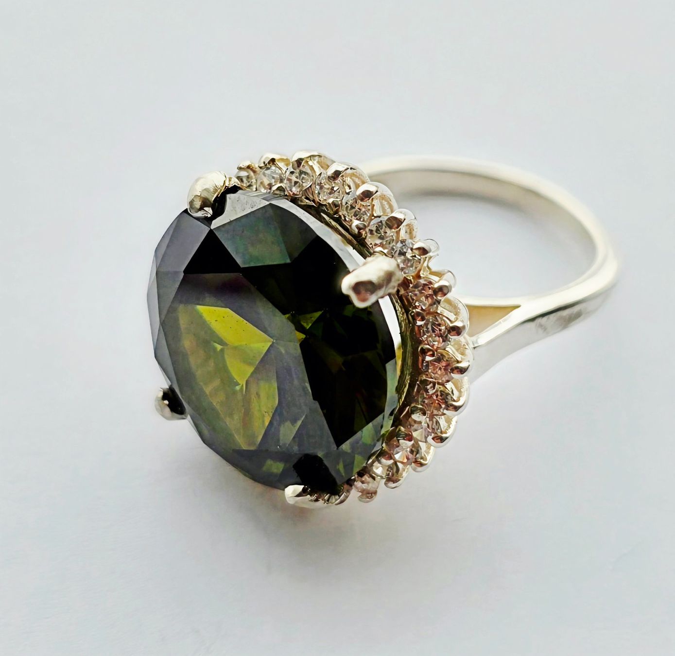 Anelli: grüner Topas Fingerring – Nuovo (secondo la descrizione) da Zürich venduto da benedikt12 1